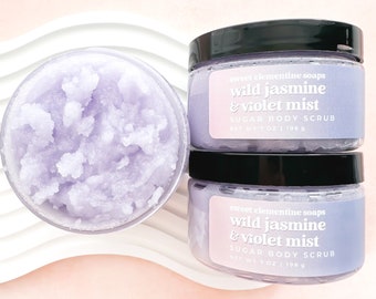 Wild Jasmine and Violet Mist Sugar Body Scrub