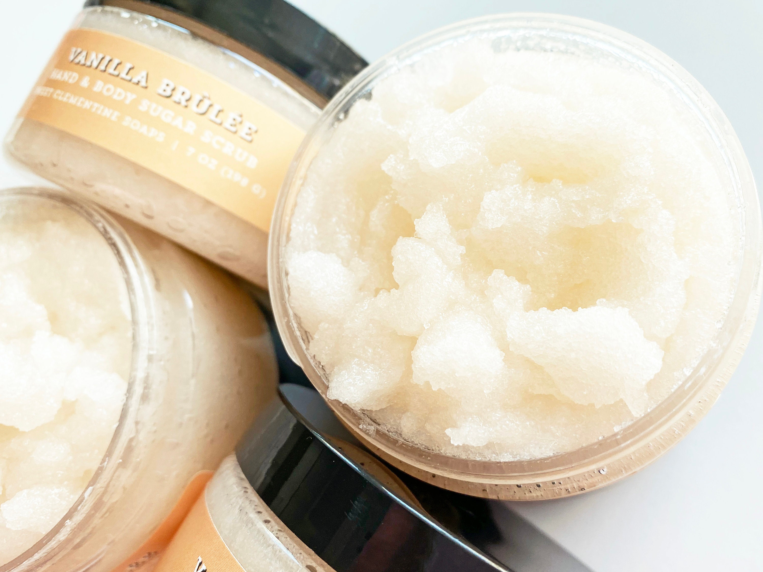 Vanilla Brulee Body Scrub Sugar Scrub Hand Scrub Foot Etsy