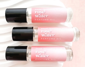 Rose Water Perfume Oil Fragrance Roll On