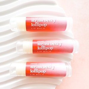 Strawberry Lollipop Lip Balm