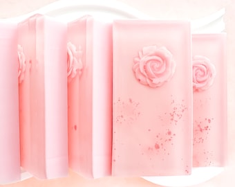 Rosewater Soap Bar, Bath Soap, Bar Soap, Rose Soap