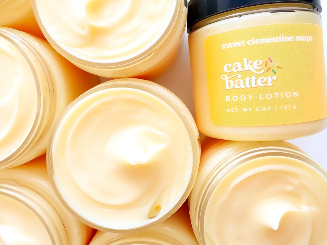Cake Batter Body Lotion Body Cream Body Butter Lotion Shea Etsy
