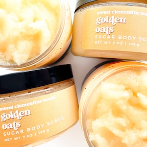 Golden Oats, Sugar Scrub, Body Scrub