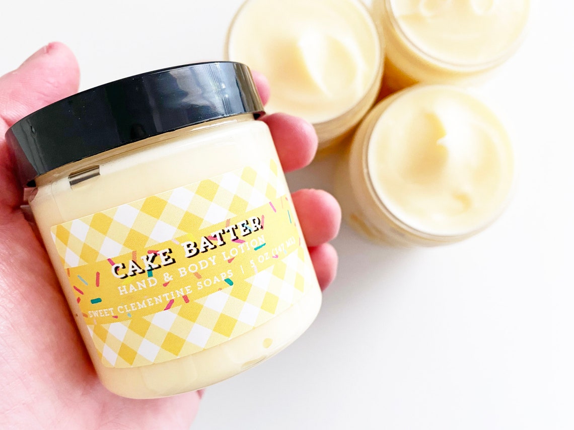 Cake Batter Body Lotion Body Cream Body Butter Lotion Shea Etsy