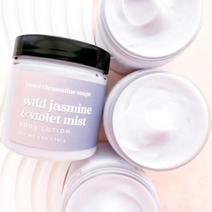 Wild Jasmine and Violet Mist, Body Lotion, Body Butter Cream
