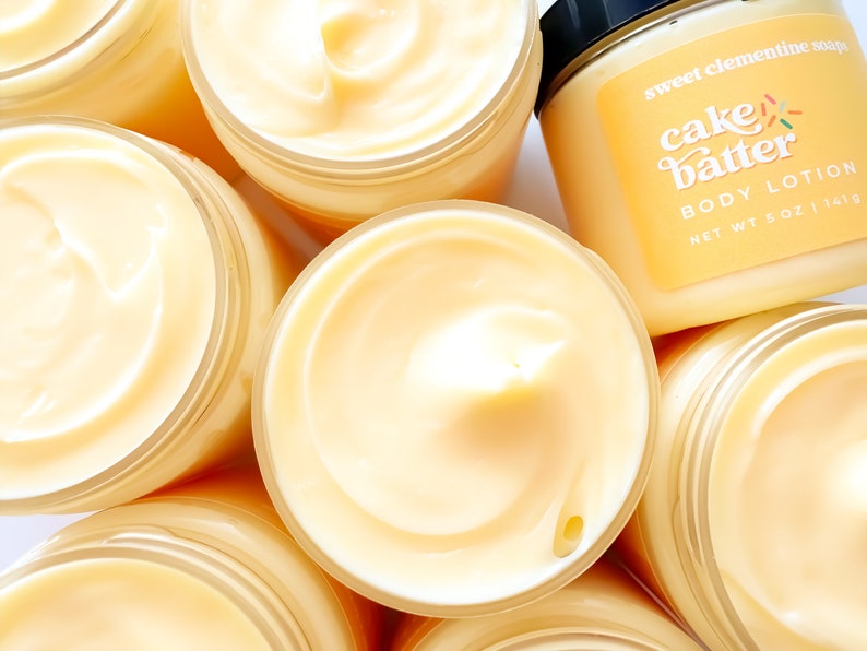 Cake Batter Body Lotion Body Cream Body Butter Lotion Shea Etsy