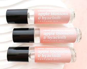 Apple Blossom Hyacinth Perfume Oil Fragrance Roll On