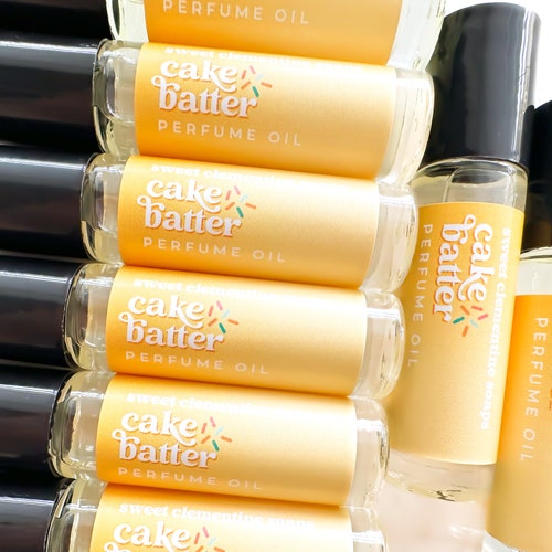Cake Batter Perfume Oil Fragrance Roll On Etsy