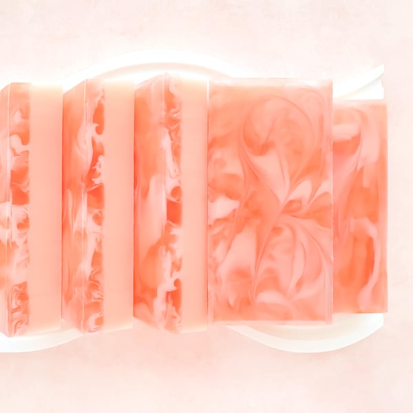 Peach Nectar Soap Bar with Buttermilk, Honey, Oatmeal and Calendula
