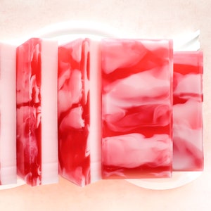 Strawberry Soap Bar, Bath Bar Soap, Strawberry Vanilla Buttercream