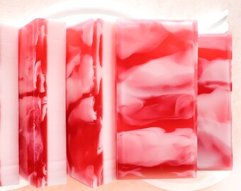 Strawberry Soap Bar, Bath Bar Soap, Strawberry Vanilla Buttercream