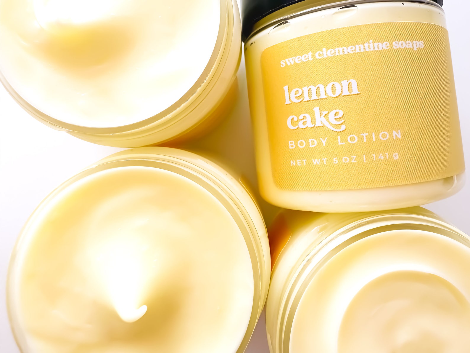 Lemon Cake Body Lotion Body Cream Body Butter Lotion Lemon Etsy