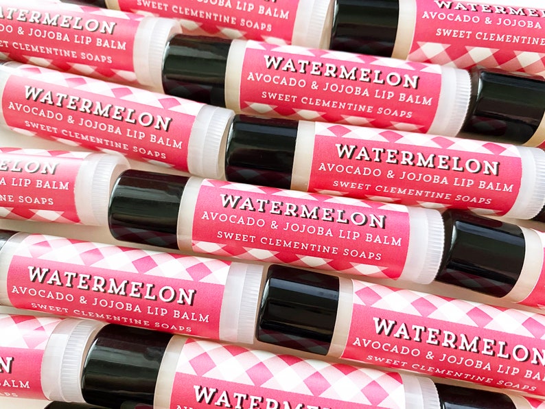 Watermelon Lip Balm Melon Lip Sheen Lip Care Lip Gloss Etsy