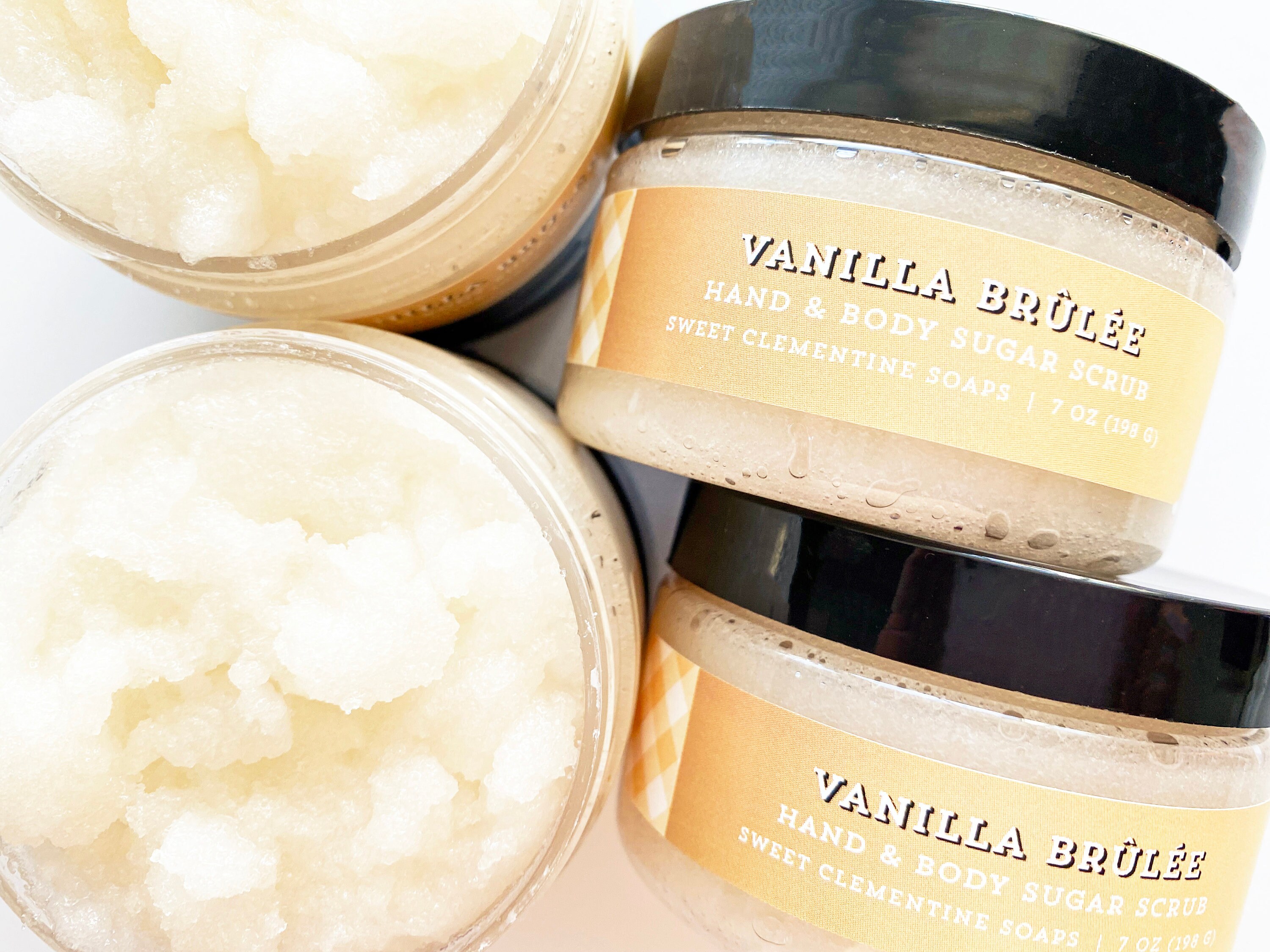 Vanilla Brulee Body Scrub Sugar Scrub Hand Scrub Foot Etsy