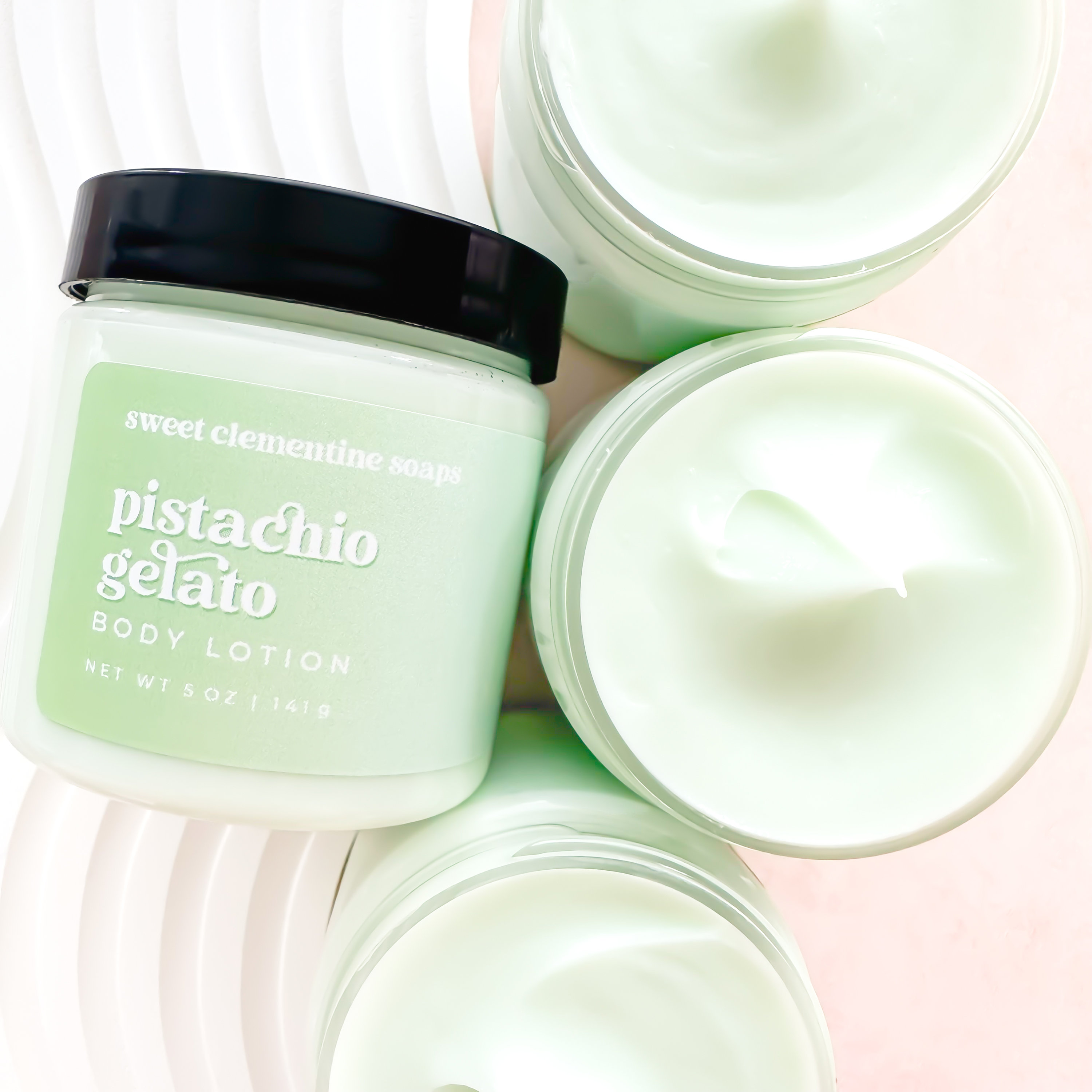 Pistachio Gelato Body Lotion, Body Butter with Shea and Aloe