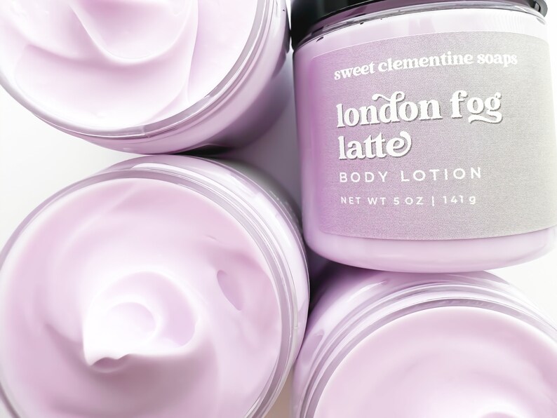Body Butter Lotion London Fog Latte Body Lotion Body Cream Etsy