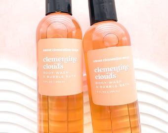 Clementine Clouds Body Wash and Bubble Bath