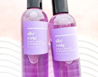 Ube Cake Body Wash and Bubble Bath, Limited Edition Release