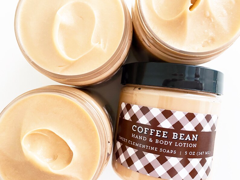 Coffee Bean Lotion Body Butter Lotion with Shea and Aloe Etsy