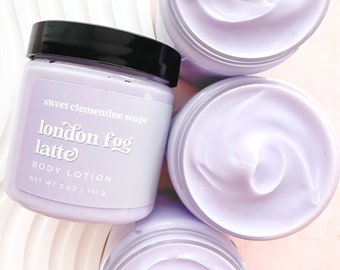 Body Butter Lotion, London Fog Latte, Body Lotion, Body Cream, Shea Butter, Earl Grey Tea, Lavender, Vanilla