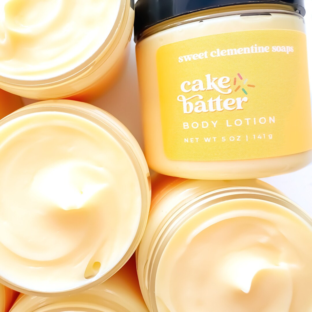 Cake Batter Body Lotion Body Cream Body Butter Lotion Shea Etsy