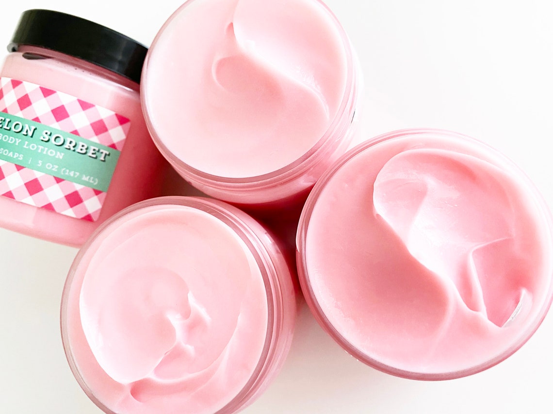 Watermelon Sorbet Lotion Body Butter Hand and Body Cream Etsy