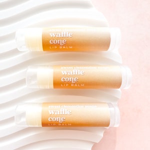 Waffle Cone Lip Balm, Ice Cream Cone Lip Balm