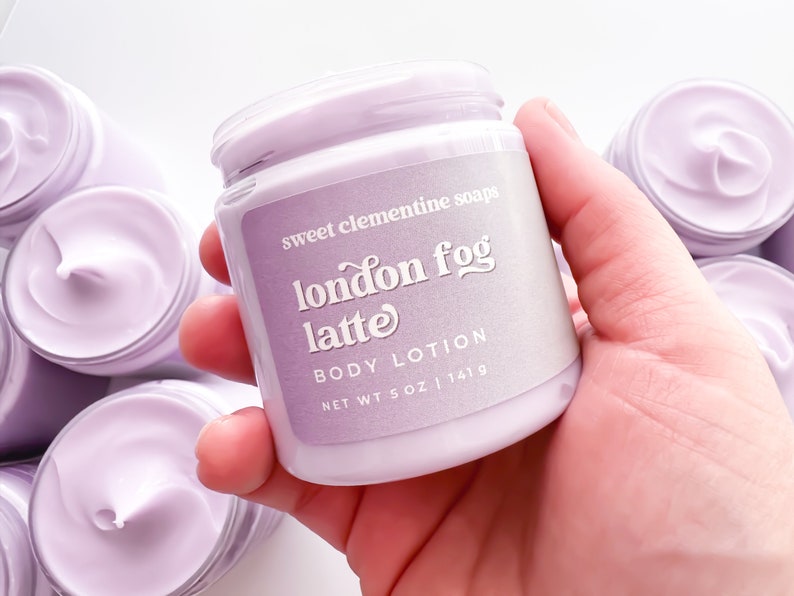 Body Butter Lotion London Fog Latte Body Lotion Body Cream Etsy