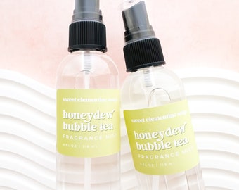 Honeydew Bubble Tea Fragrance Mist, Body Mist, Body Spray