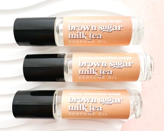 Brown Sugar Milk Tea Perfume Oil Fragrance Roll On