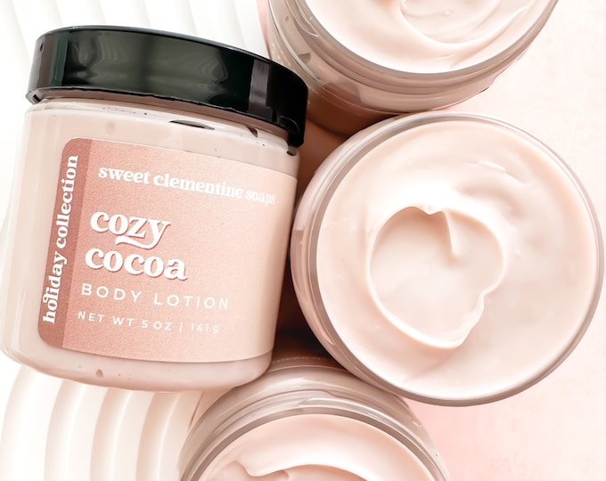 Cozy Cocoa, Body Lotion, Body Butter Lotion, Moisturizing Body Cream
