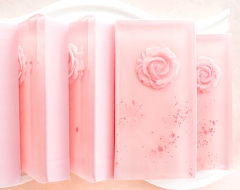 Rosewater Soap Bar, Bath Soap, Bar Soap, Rose Soap