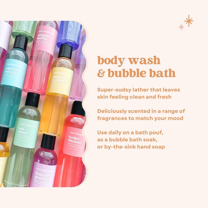 Lemon Cake Body Wash, Shower Gel, Bubble Bath, Liquid Soap, Hand Soap image 2