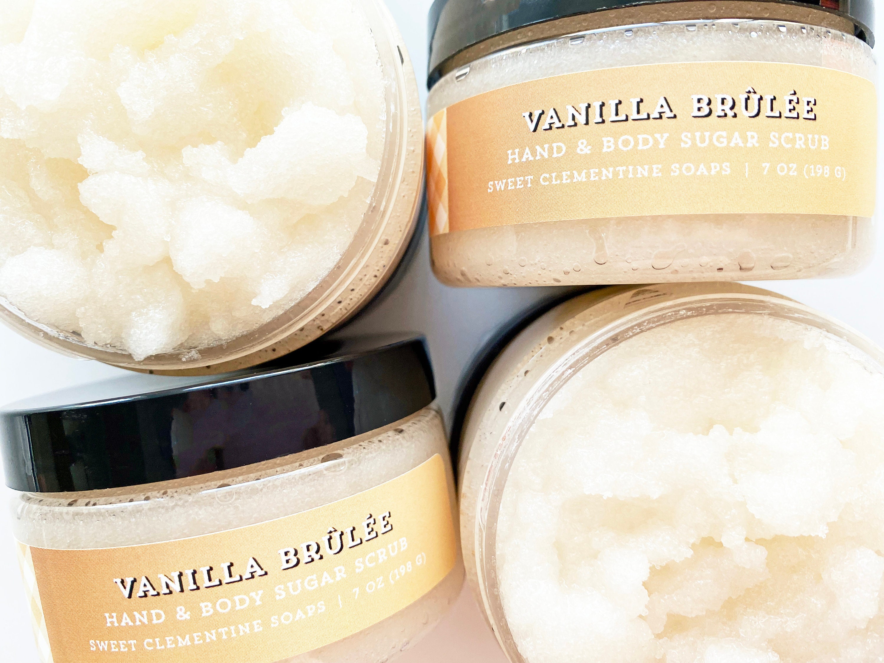 Vanilla Brulee Body Scrub Sugar Scrub Hand Scrub Foot Etsy