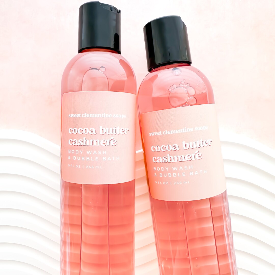 Cocoa Butter Body Wash, Bubble Bath, Shower Gel, Liquid Soap, Hand Soap