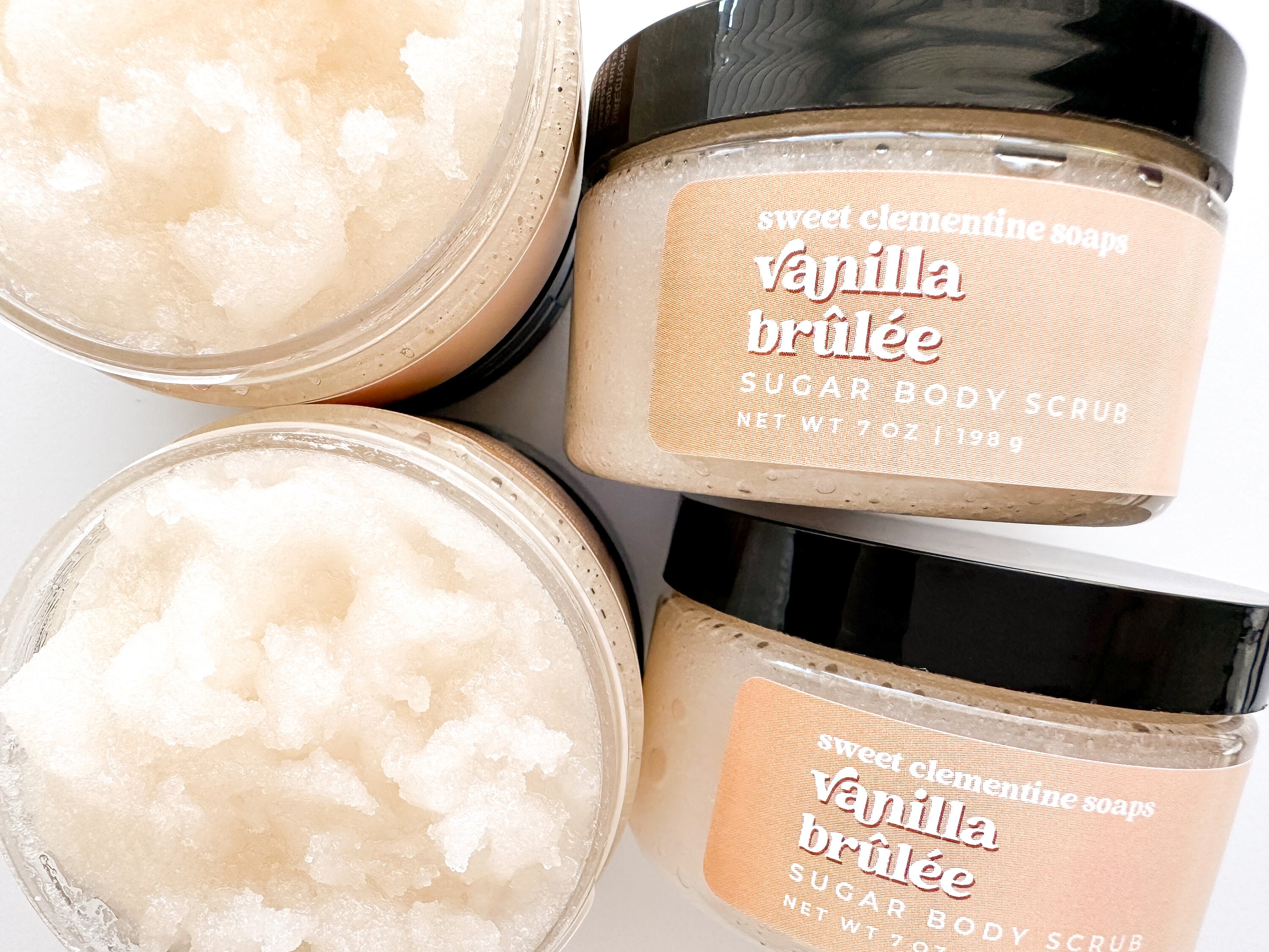 Vanilla Brulee Body Scrub Sugar Scrub Hand Scrub Foot Etsy