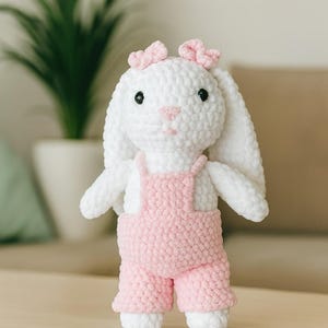 Amigurumi Bunny Crochet Pattern PDF – Digital Download, Plush Rabbit Tutorial, DIY Crochet Toy, Handmade Soft Bunny