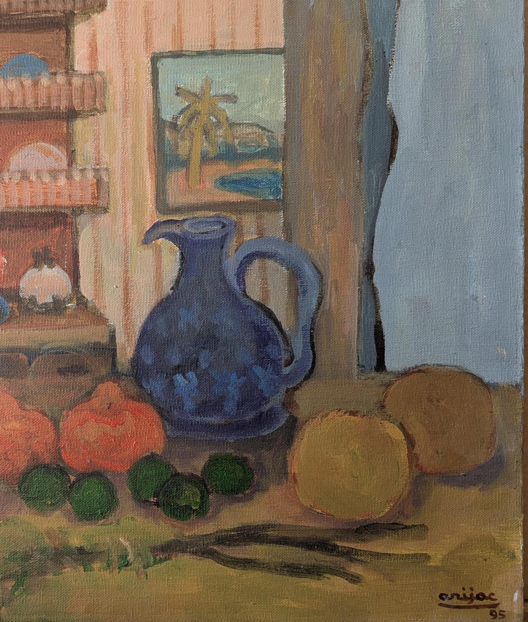 Original Signed Haitian Art Painting From the Island of 