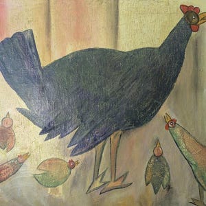 Original signed Haitian art painting by famous artist Joseph Sanon