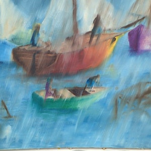 Original artwork oil painting from the island of Haiti &quot;Ayiti&quot;
