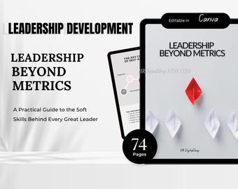 Leadership Beyond Metrics: Executive Coaching Canva Templates (PDF Downloadable