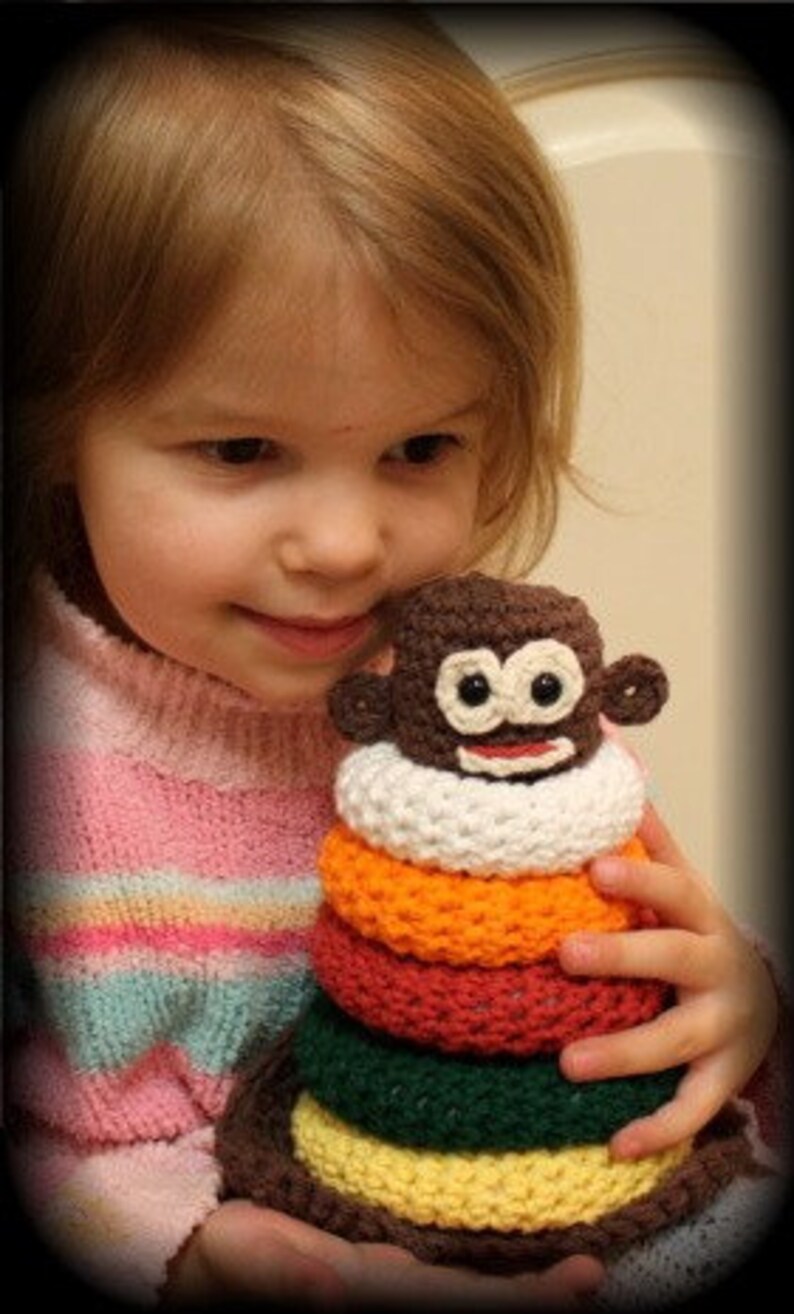 monkey stacking toy