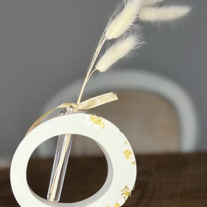 Profumatore per Ambienti in Polvere di Ceramica con Foglia Oro - Design Elegante e Minimal