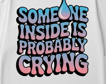 Funny Sad Graphic T-Shirt – Pastel Vaporwave Tee