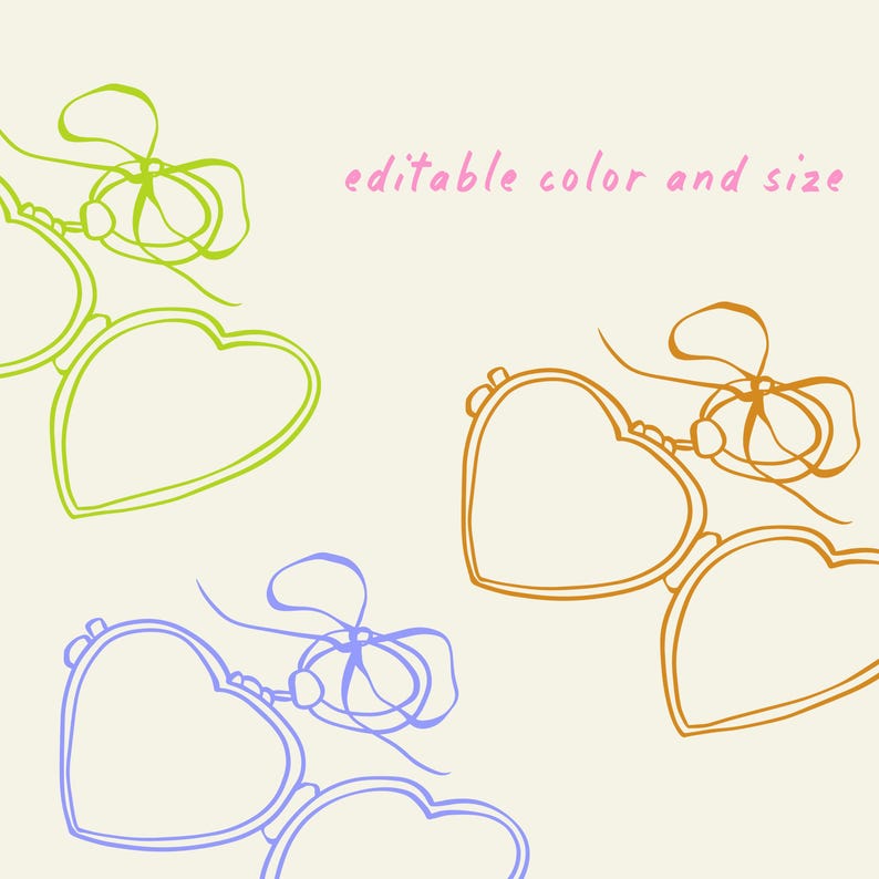 Heart Locket Patterns Vintage Heart Locket PNG SVG Outline Clipart Whimsical Love Printable ...