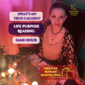 Life Purpose Tarot Reading –Same Hour My Life Purpose | Soul-Aligned Guidance for Your True Path | Same Hour Psychic Insight via PDF