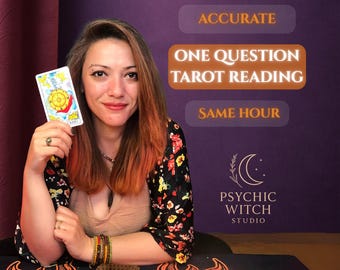 One Question Tarot Reading - Same Hour, Accurate Psychic Insight (PDF Reading)