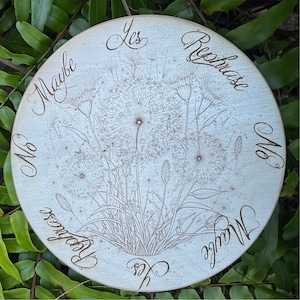 Pendulum Board: Handmade Engraved Wood Pendulum Board