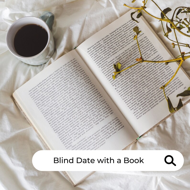 Blind Date with a Book: Searching for the perfect weekend companion? intuitively chosen surprise book from a highly curated collection of high quality new and used books, comes wrapped with surprise goodies