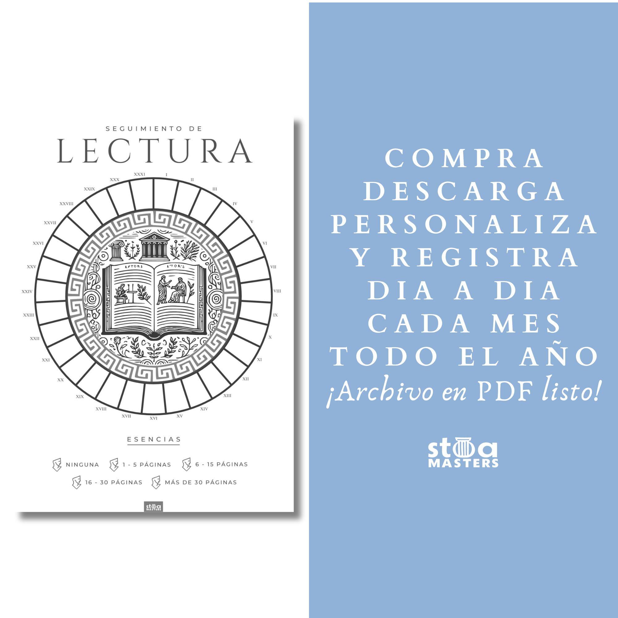 Lectura, Rueda De Seguimiento Diario, Página Imprimible, Tamaño A5, A4 ...